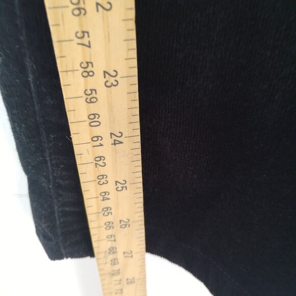 Talbots black Straight Leg Black Corduroy Pants Size 8 - Picture 5 of 8